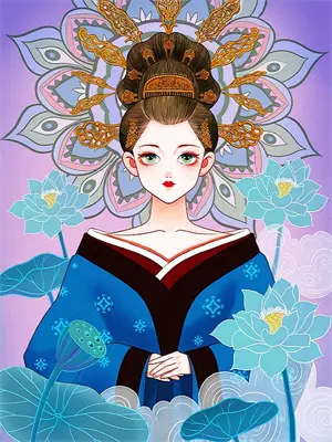 清冷佛出尘月儿